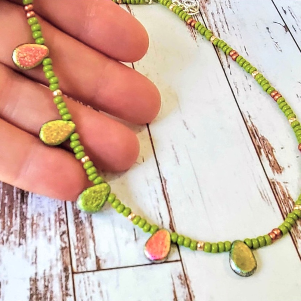 Fairy Tears Beaded Necklace - Picture 4 of 7